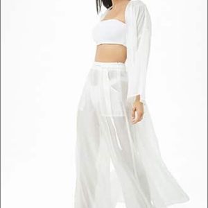 Sheer Longline Kimono